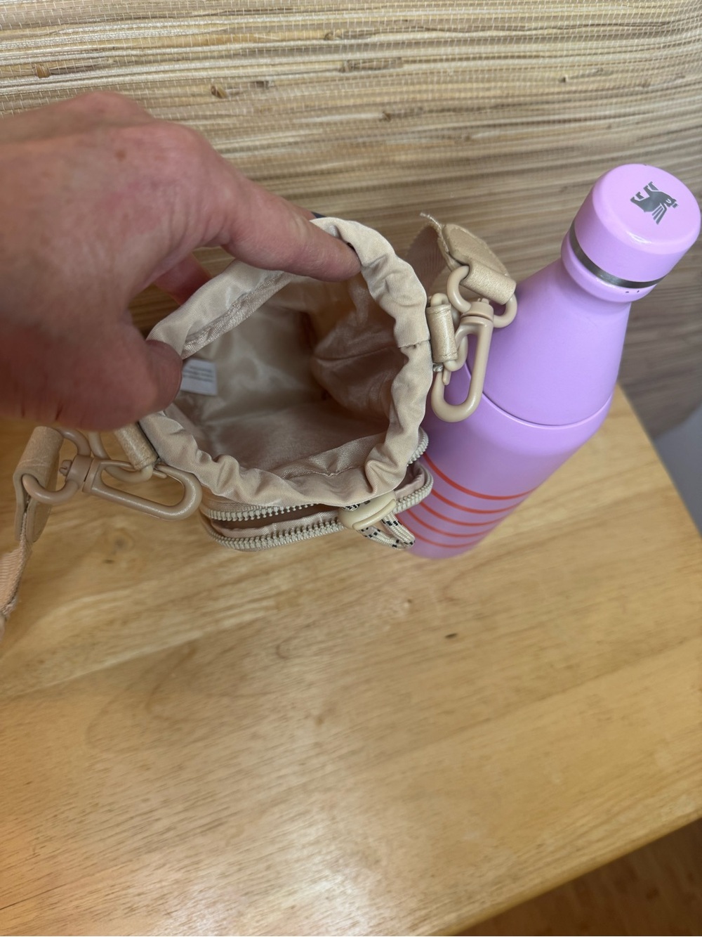 BEIS Water Bottle Sling Beige - Picture 15 of 16